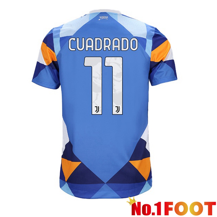 Juventus (CUADRADO 11) Jersey Fourth Blue 2021/2022