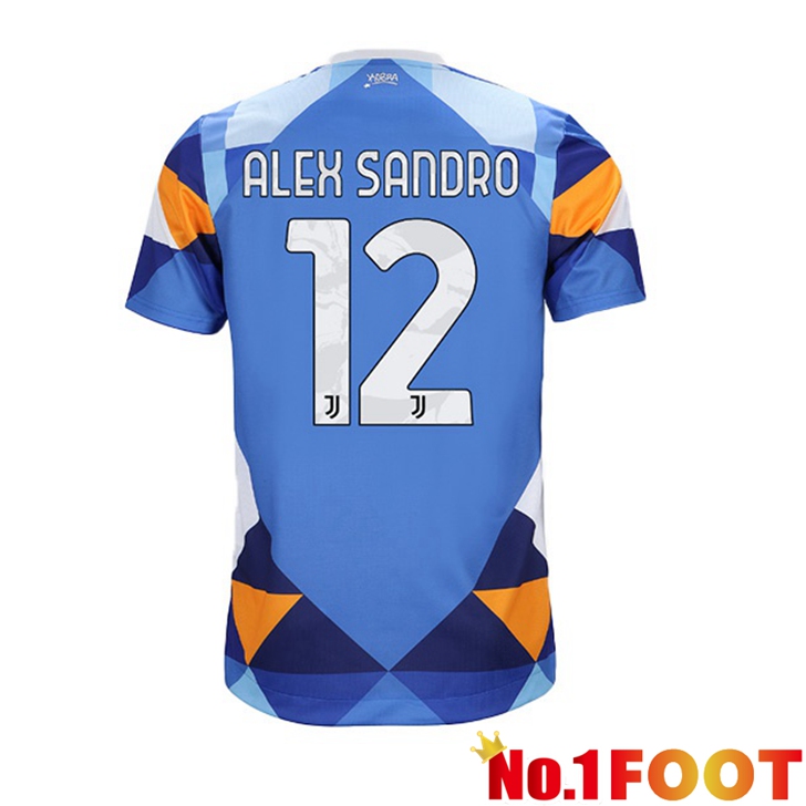 Juventus (ALEX SANDRO 12) Jersey Fourth Blue 2021/2022