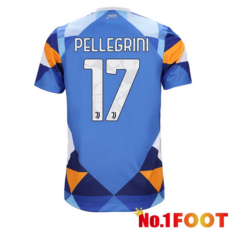 Juventus (PELLEGRINI 17) Jersey Fourth Blue 2021/2022