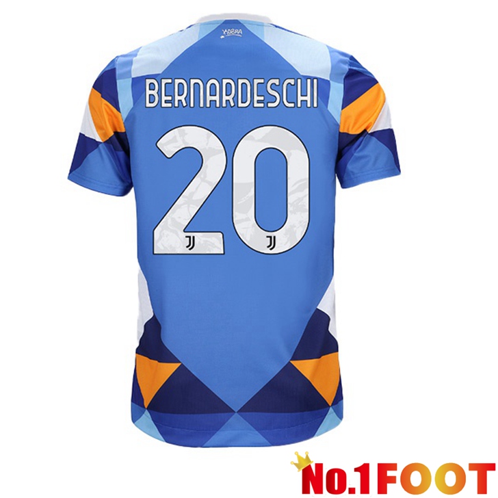 Juventus (BERNARDESCHI 20) Jersey Fourth Blue 2021/2022