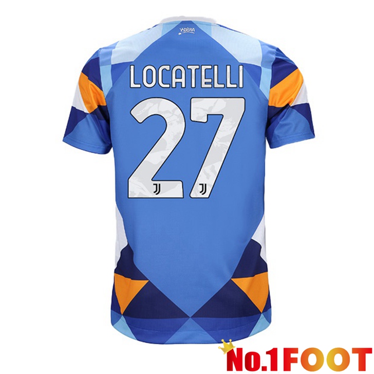 Juventus (LOCATELLI 27) Jersey Fourth Blue 2021/2022