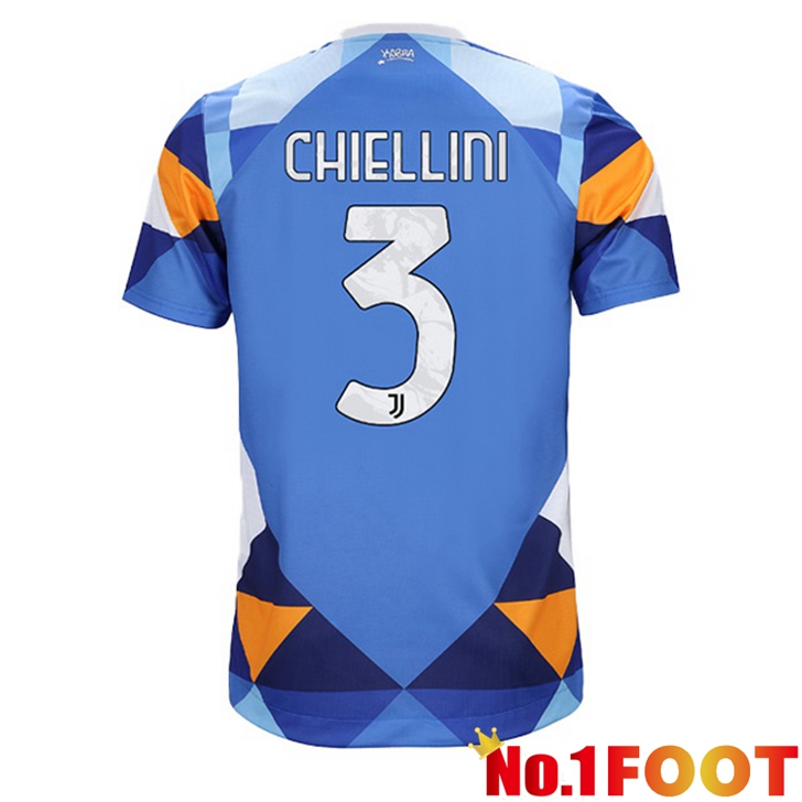 Juventus (CHIELLINI 3) Jersey Fourth Blue 2021/2022