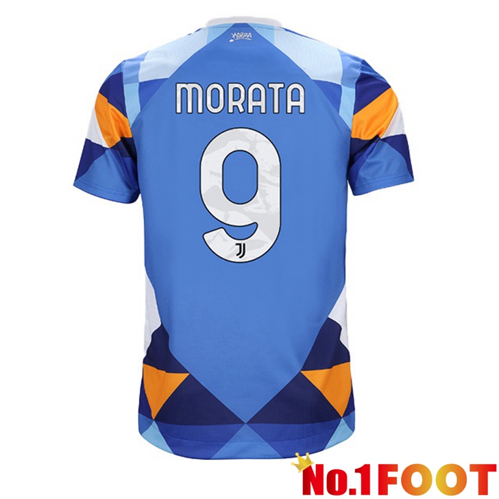 Juventus (MORATA 9) Jersey Fourth Blue 2021/2022