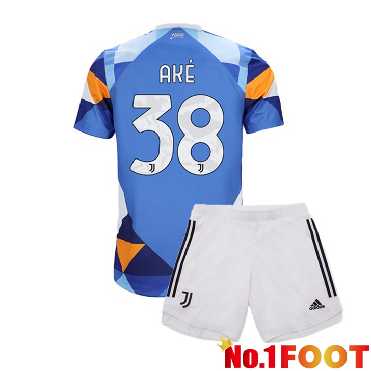 Juventus (AKÉ 38) Jersey Kids Fourth Blue 2021/2022