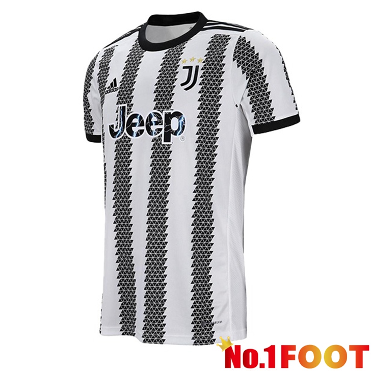 Juventus Jersey Home White Black 2022/2023