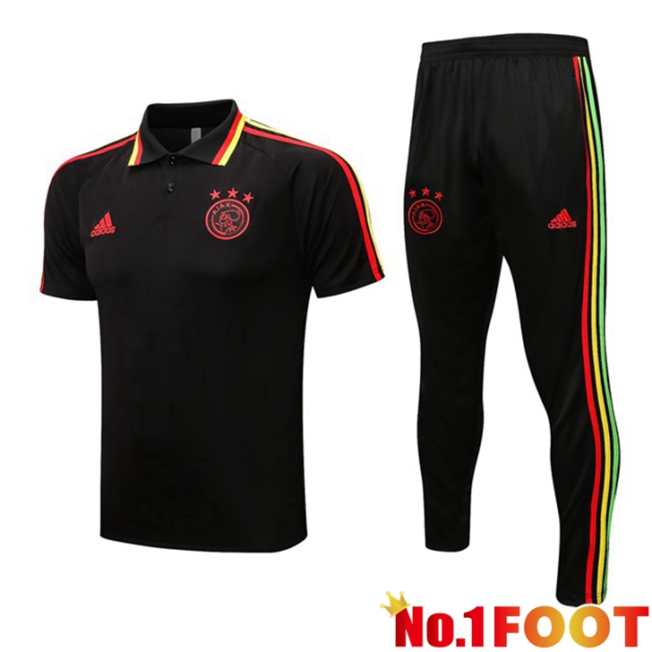 polo shirt AFC Ajax + Pants Black 2022/2023