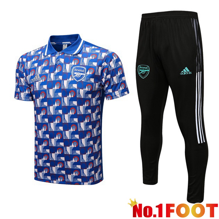 Arsenal polo shirt + Pants Blue 2022/2023