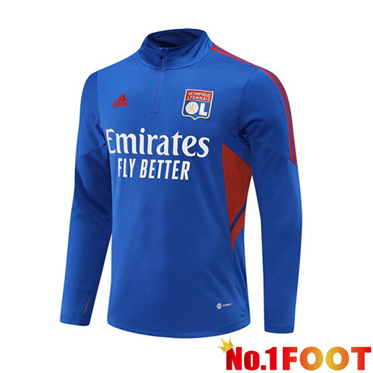 Lyon OL Training Sweatshirt Blue 2022/2023