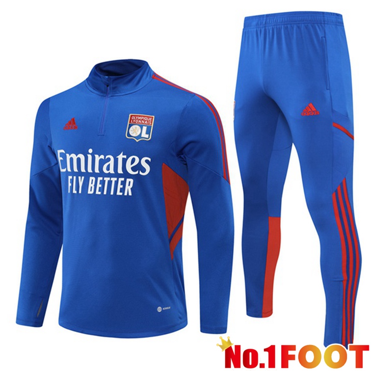 Lyon OL Training Tracksuit Blue 2022/2023