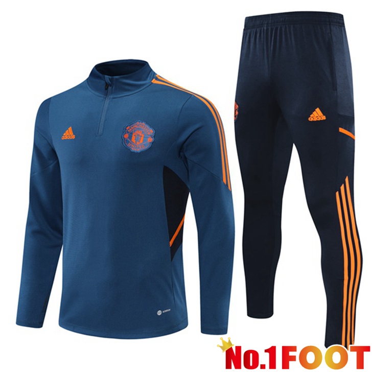 Manchester United Training Tracksuit Blue 2022/2023