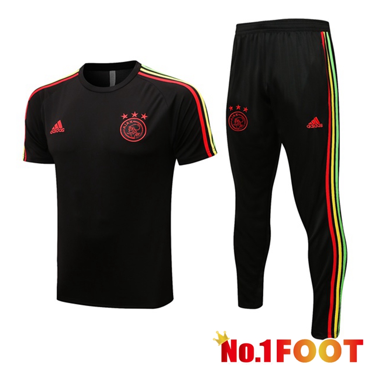 AFC Ajax Training T Shirt Pak + Pants Black 2022/2023