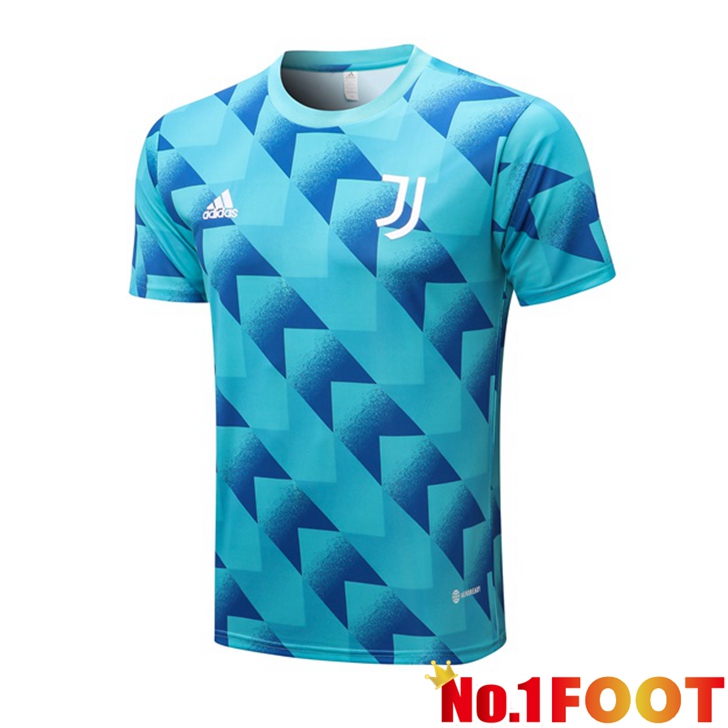 Juventus Training T Shirt Blue 2022/2023