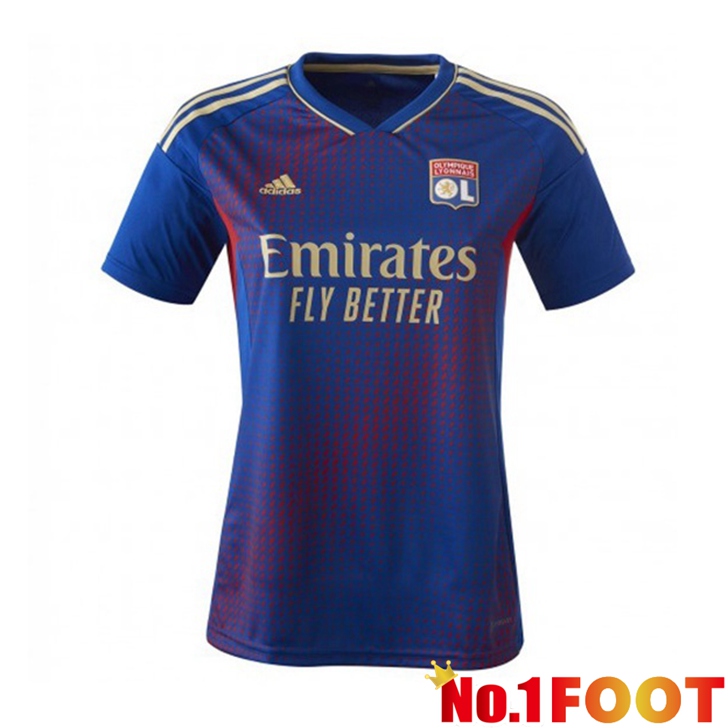 Lyon OL Jersey Womens Fourth Blue 2022/2023