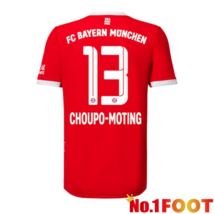 Bayern Munich (Choupo-Moting 13) Jersey Home Red 2022/2023