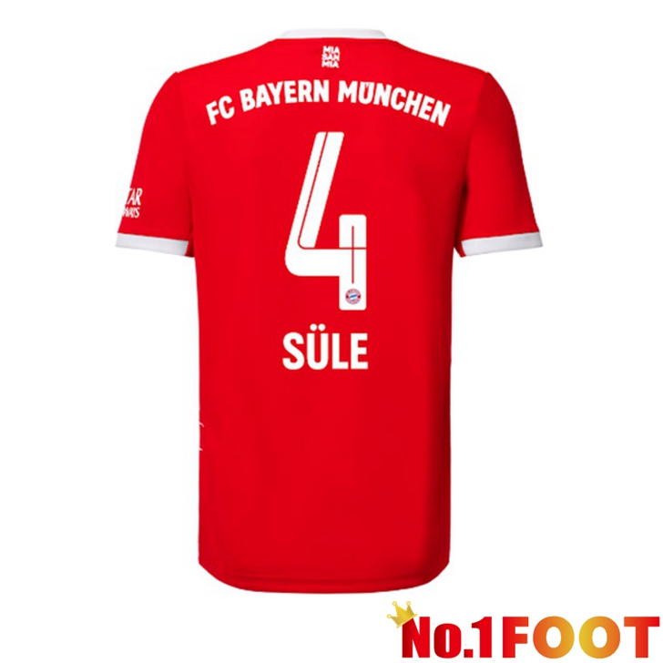 Bayern Munich (Süle 4) Jersey Home Red 2022/2023