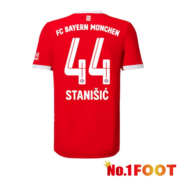 Bayern Munich (Stanišić 44) Jersey Home Red 2022/2023