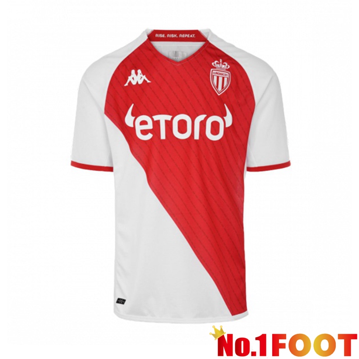 AS Monaco Jersey Home Red White 2022/2023