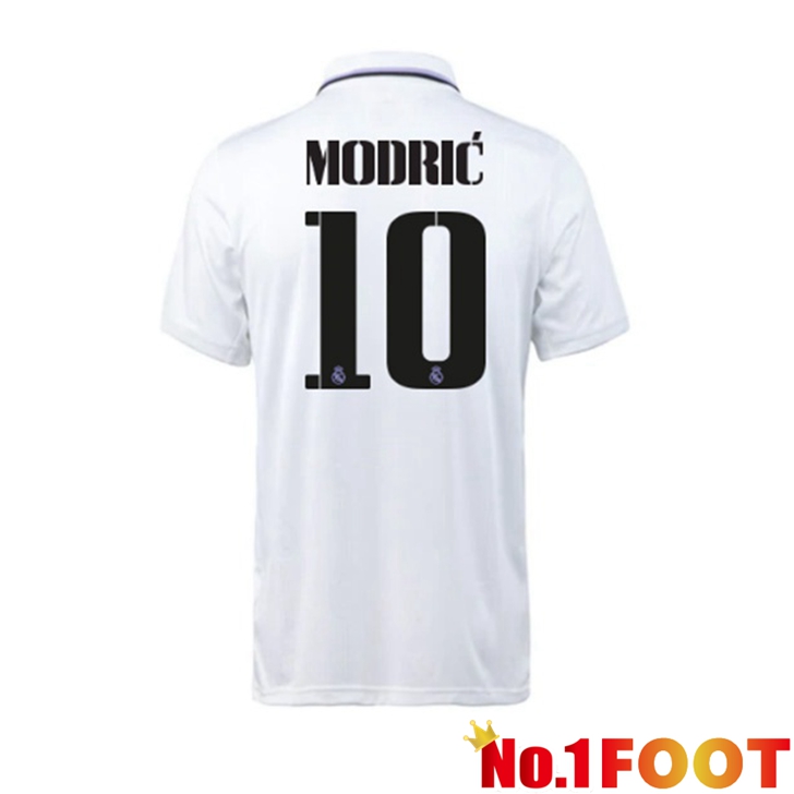 Real Madrid (Modrić 10) Jersey Home White 2022/2023