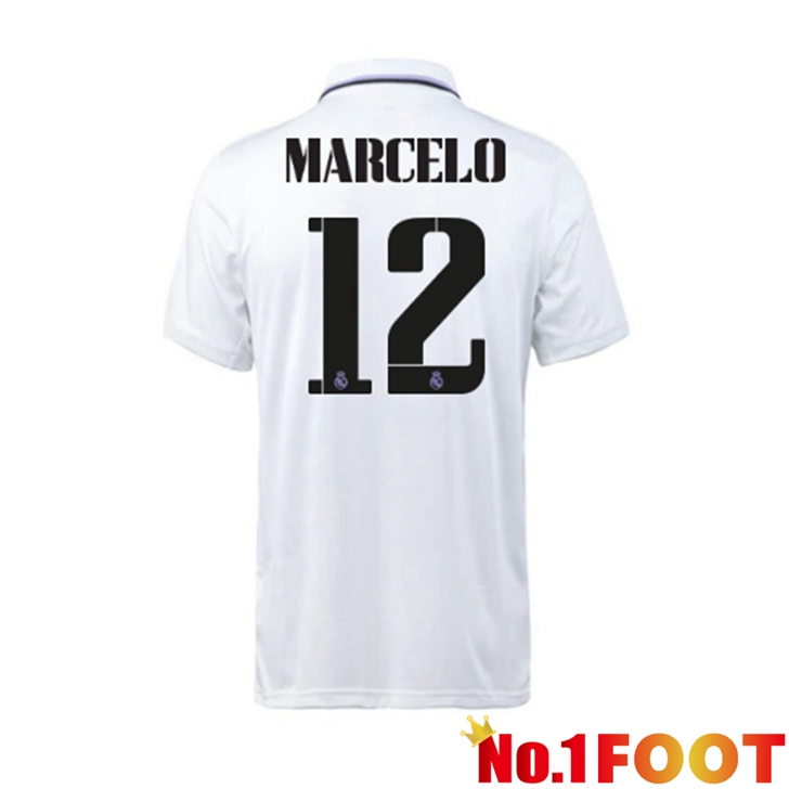 Real Madrid (Marcelo 12) Jersey Home White 2022/2023