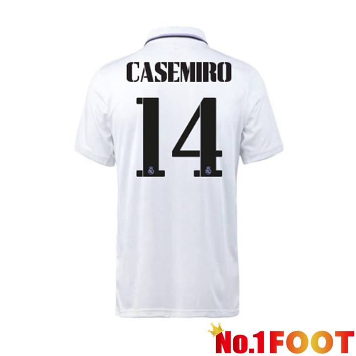 Real Madrid (Casemiro 14) Jersey Home White 2022/2023