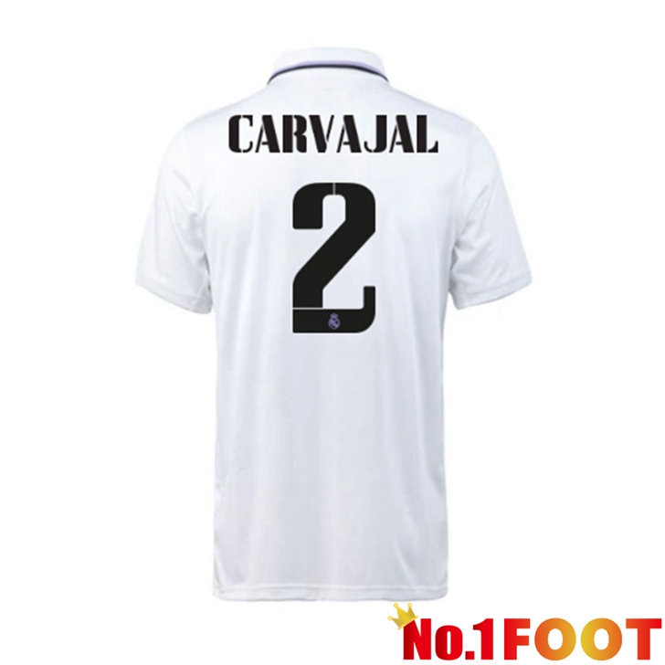 Real Madrid (Carvajal 2) Jersey Home White 2022/2023