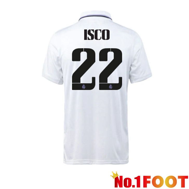 Real Madrid (Isco 22) Jersey Home White 2022/2023