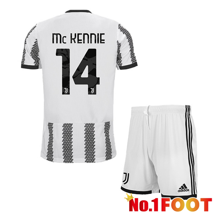 Juventus (MCKENNIE 14) Jersey Home Kids White Black 2022/2023