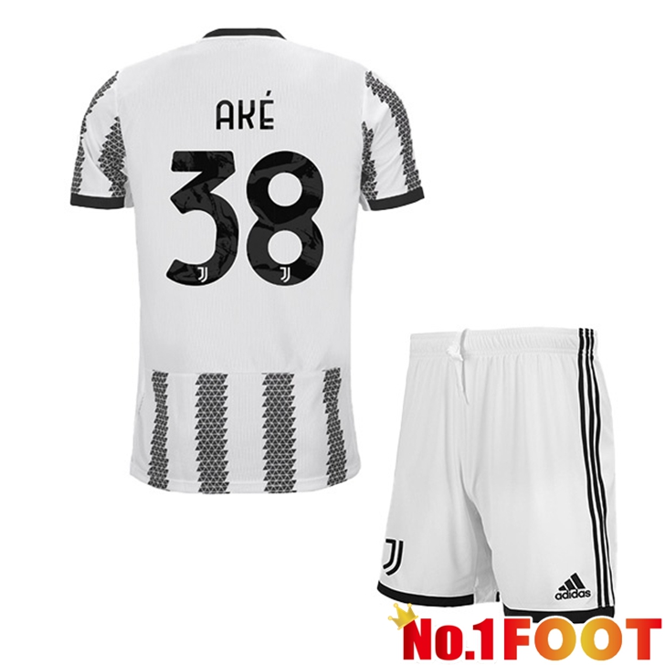 Juventus (AKÉ 38) Jersey Home Kids White Black 2022/2023