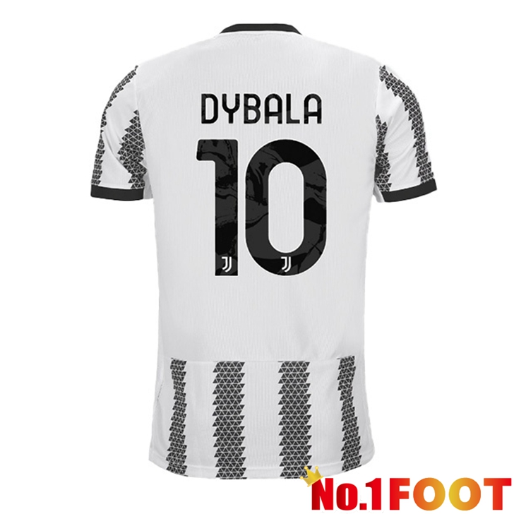 Juventus (DYBALA 10) Jersey Home White Black 2022/2023