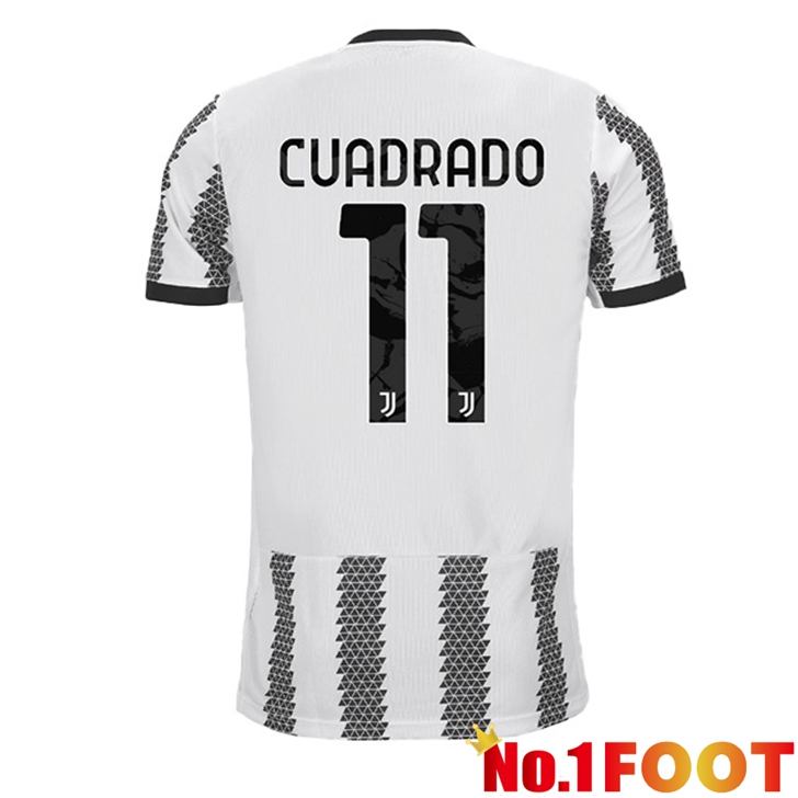 Juventus (CUADRADO 11) Jersey Home White Black 2022/2023