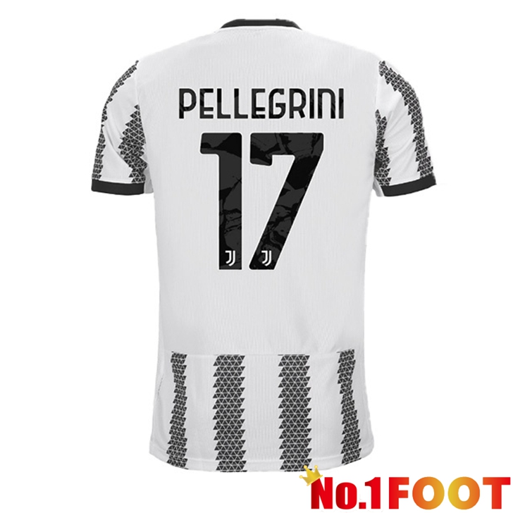 Juventus (PELLEGRINI 17) Jersey Home White Black 2022/2023 - Click Image to Close