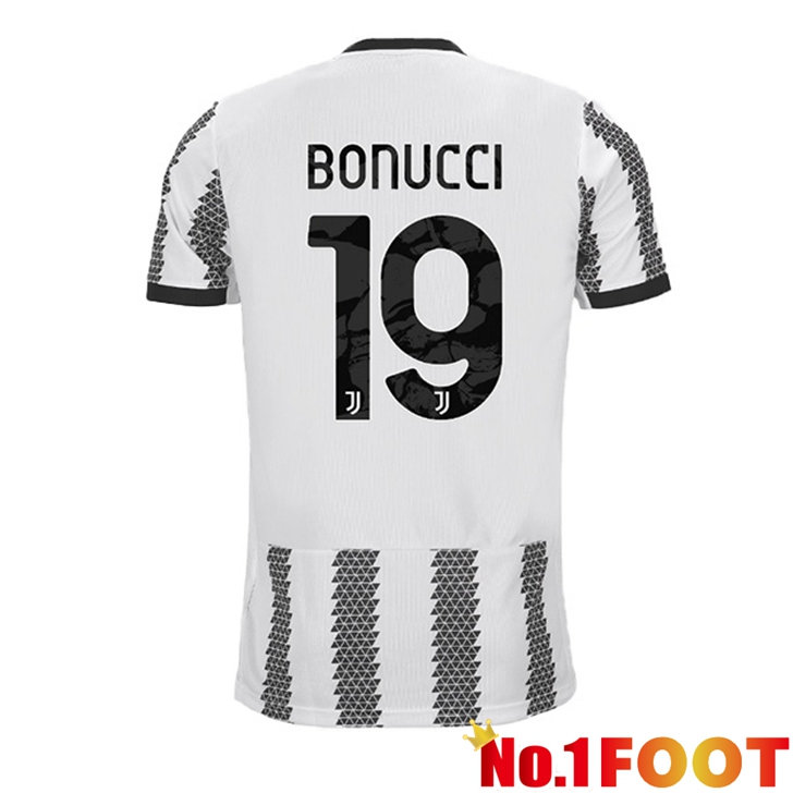 Juventus (BONUCCI 19) Jersey Home White Black 2022/2023