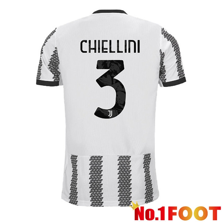 Juventus (CHIELLINI 3) Jersey Home White Black 2022/2023