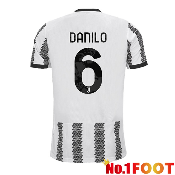 Juventus (DANILO 6) Jersey Home White Black 2022/2023