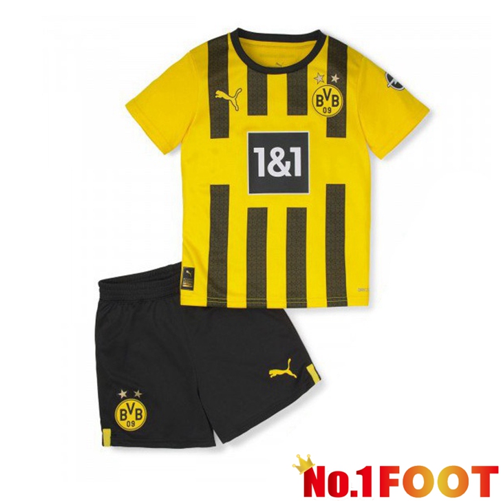 Dortmund BVB Jersey Home Kids Yellow 2022/2023