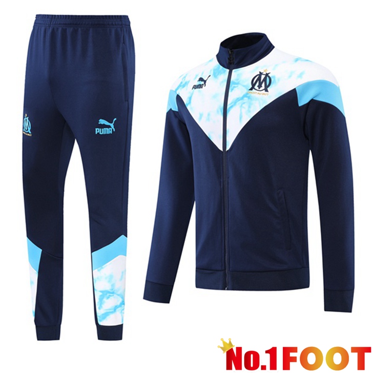 Marseille OM Training Tracksuit Windbreaker Blue Royal 2022/2023