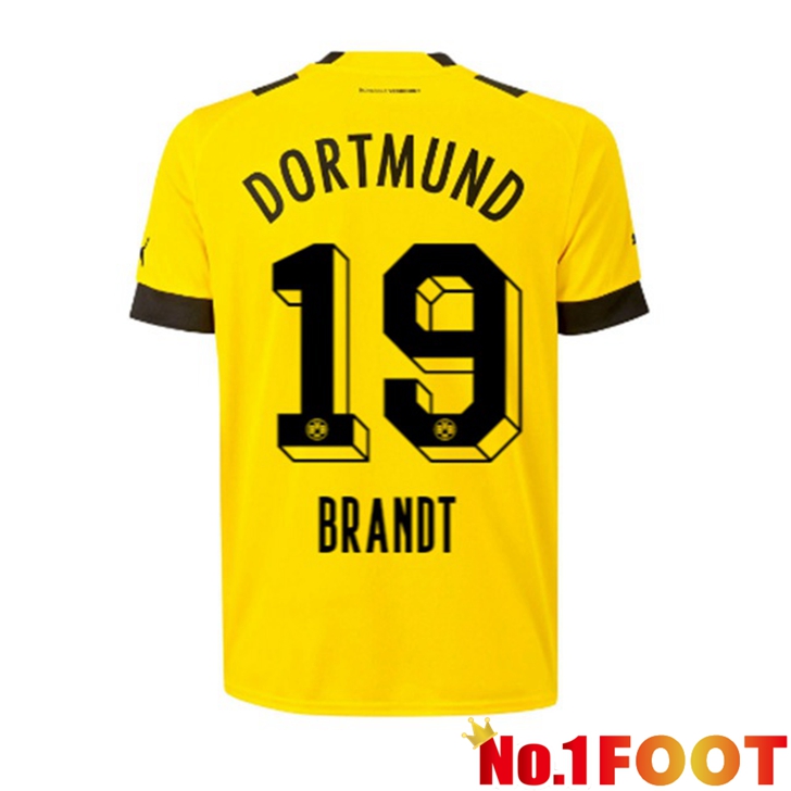 Dortmund BVB (Brandt 19) Jersey Home Yellow 2022/2023