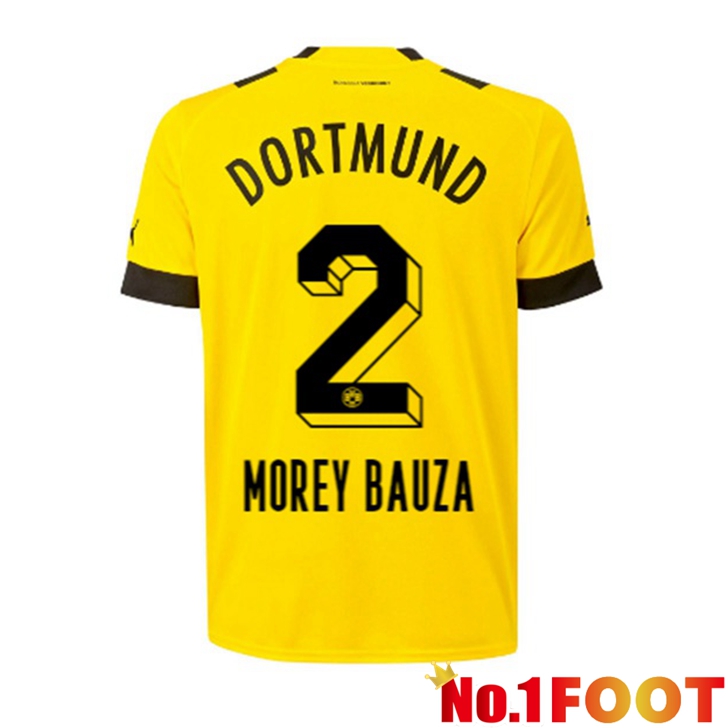 Dortmund BVB (Morey Bauza 2) Jersey Home Yellow 2022/2023