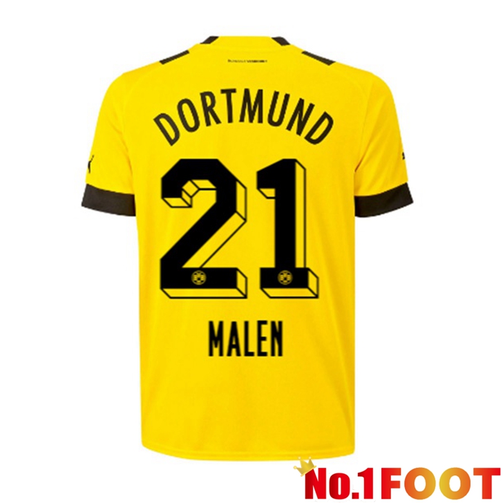 Dortmund BVB (Malen 21) Jersey Home Yellow 2022/2023