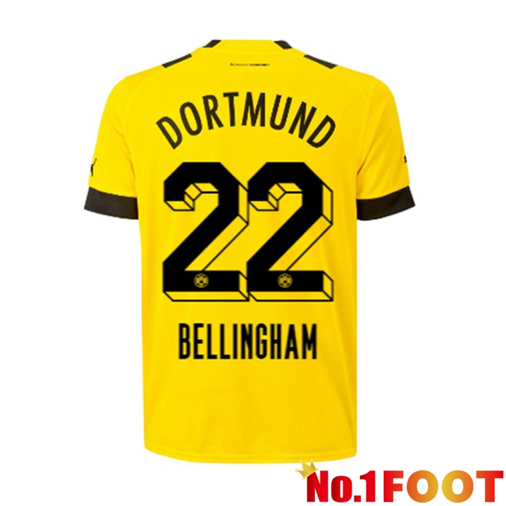 Dortmund BVB (Bellingham 22) Jersey Home Yellow 2022/2023