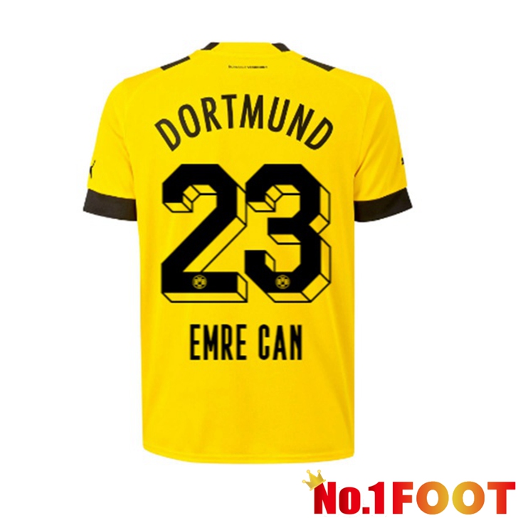 Dortmund BVB (Emre Can 23) Jersey Home Yellow 2022/2023