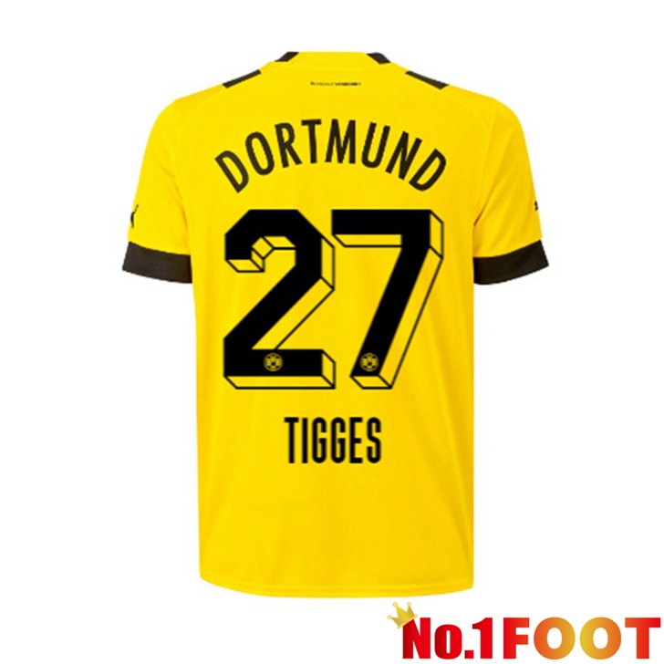 Dortmund BVB (Tigges 27) Jersey Home Yellow 2022/2023