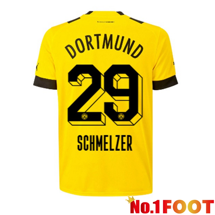 Dortmund BVB (Schmelzer 29) Jersey Home Yellow 2022/2023