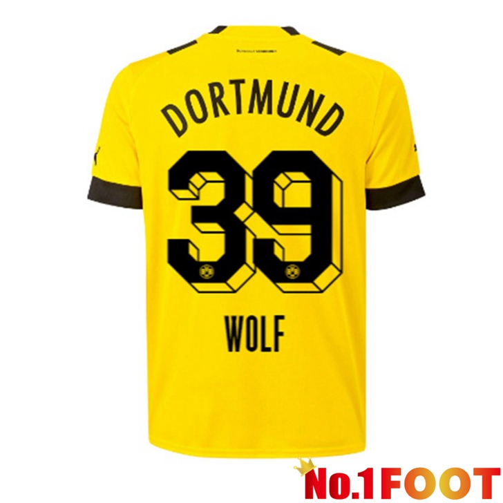 Dortmund BVB (Wolf 39) Jersey Home Yellow 2022/2023