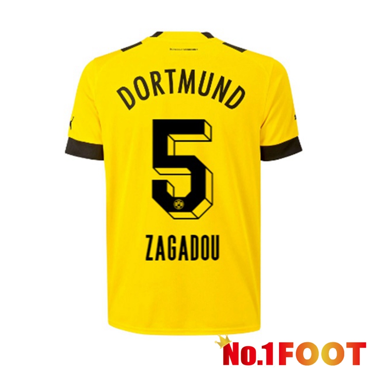 Dortmund BVB (Zagadou 5) Jersey Home Yellow 2022/2023