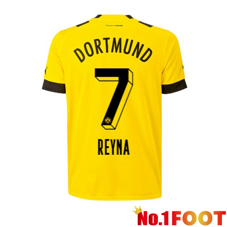 Dortmund BVB (Reyna 7) Jersey Home Yellow 2022/2023