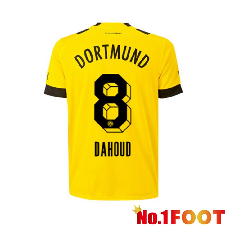 Dortmund BVB (Dahoud 8) Jersey Home Yellow 2022/2023