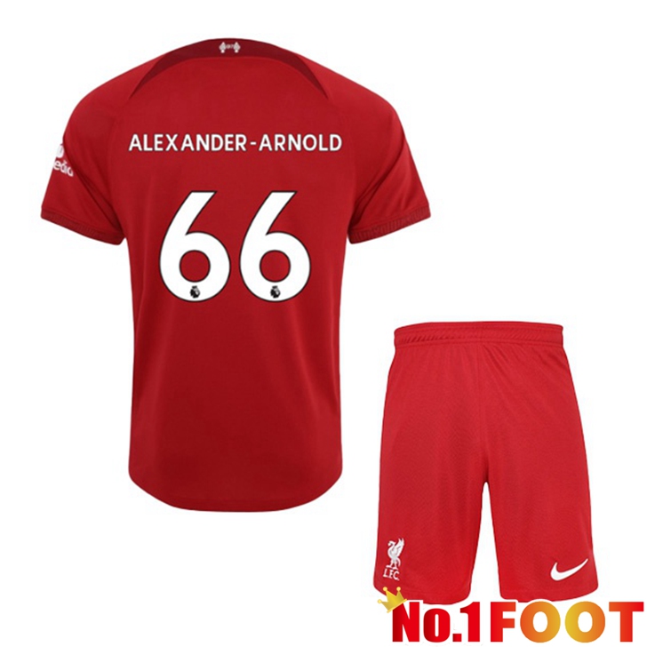 FC Liverpool (ALEXANDER-ARNOLD 66) Jersey Home Kids Red 2022/2023