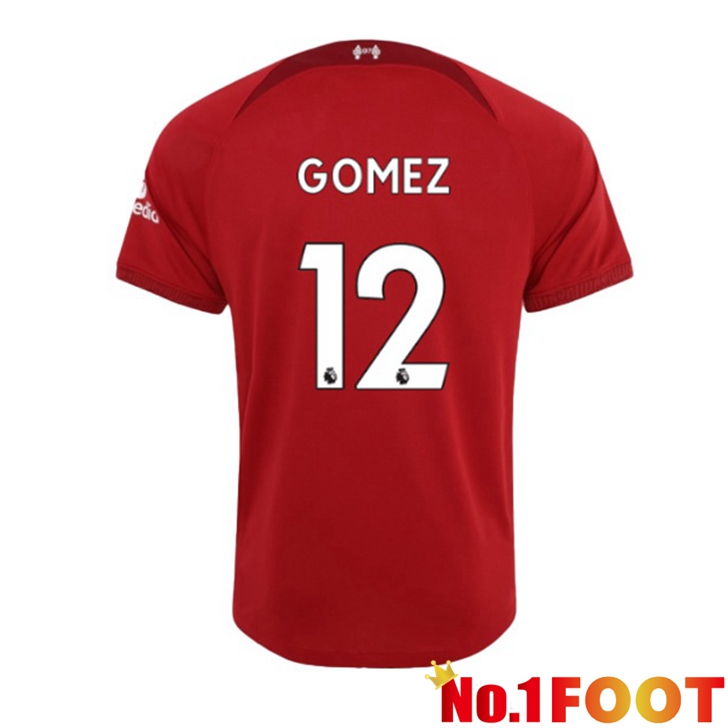 FC Liverpool (GOMEZ 12) Jersey Home Red 2022/2023