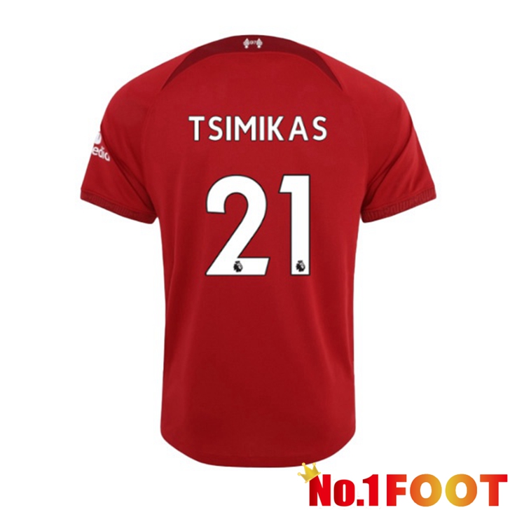 FC Liverpool (TSIMIKAS 21) Jersey Home Red 2022/2023